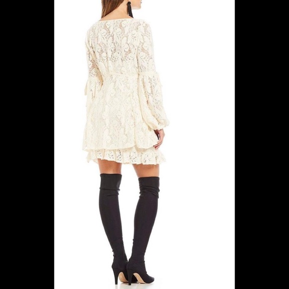 Free People Ruby lace dress NWOT- ivory - Picture 3 of 3